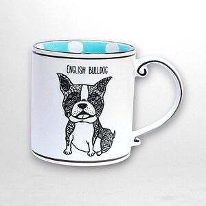 🆑️ CLEARANCE English Bulldog Dog Mug - Black and White